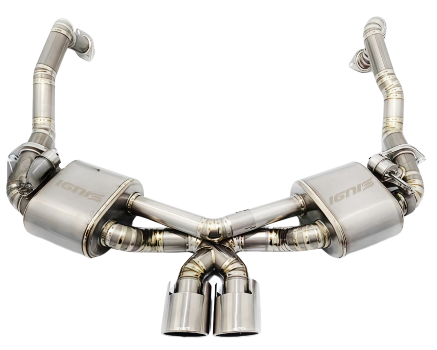 Porsche 981 Boxster / Cayman / GT4 / Spyder Valved Titanium Exhaust System (12-16)