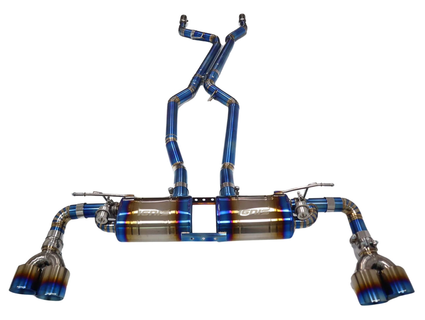 Porsche 958 Cayenne Turbo / Turbo S Valved Titanium Cat-Back Exhaust (11-18)
