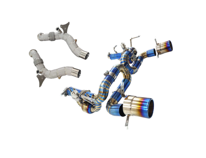 Ferrari F8 Tributo / Spider Valved Titanium F1 Race Exhaust System (19-23)