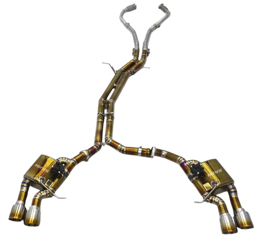 Porsche 95B Macan S / GTS / Turbo Valved Titanium Cat-Back Exhaust (2015+)