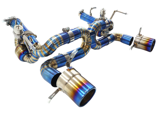 Ferrari F8 Tributo / Spider Valved Titanium F1 Race Exhaust System (19-23)