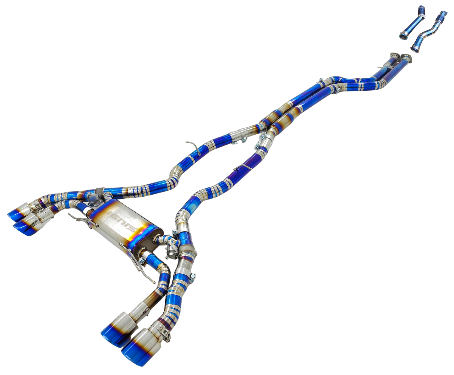 BMW F97 X3M / F98 X4M Valved Titanium Equal Length Cat-Back Exhaust (S58, 2019+)