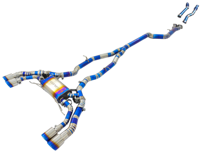 BMW F97 X3M / F98 X4M Valved Titanium Cat-Back Exhaust (S58, 2019+)