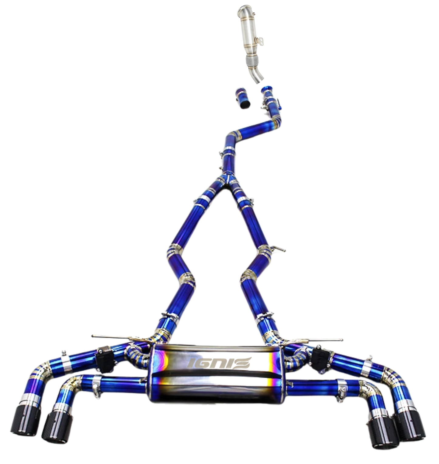 BMW G29 Z4 M40i Valved Titanium Cat-Back Exhaust w/ Quad Tips (2019+)