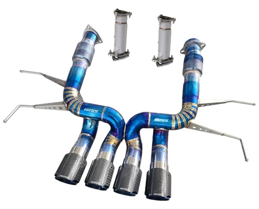 Chevrolet C8 Corvette Z06 Titanium Cat-Back Race Exhaust (2023+)