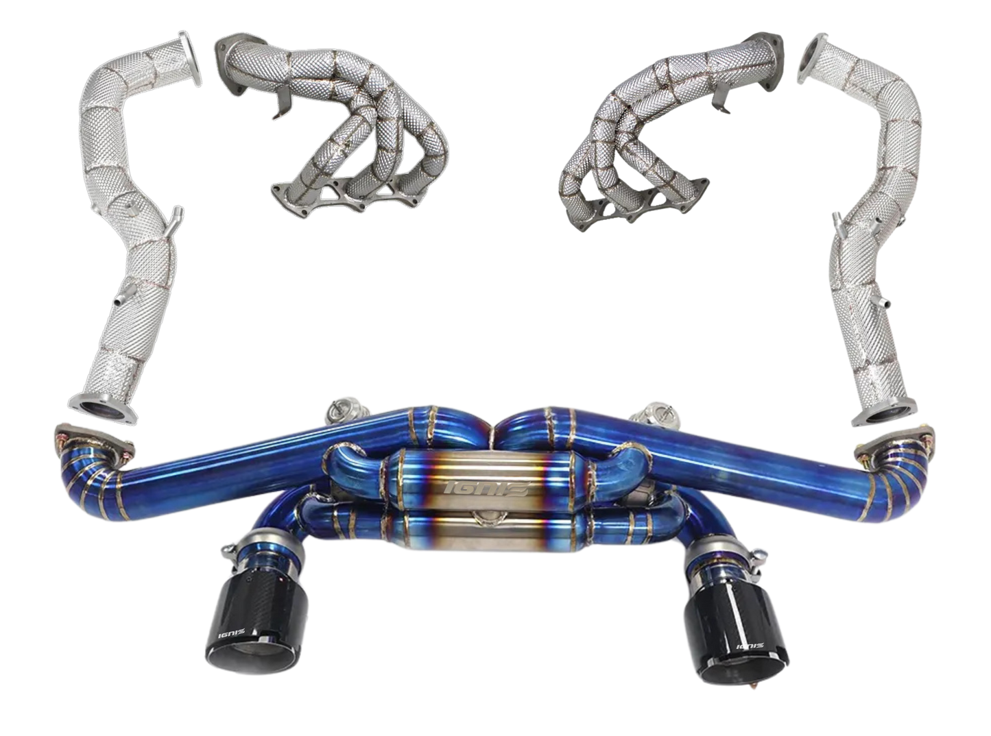 Porsche 718 (982) Cayman GT4 RS / Spyder RS Valved Titanium Exhaust System (2022+)