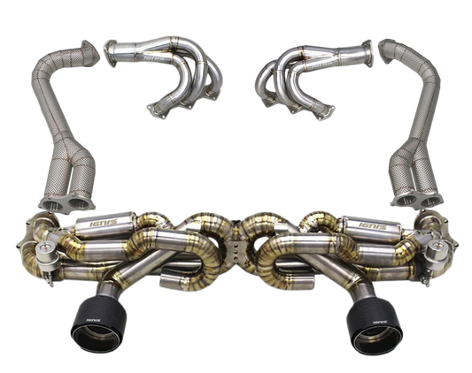 Porsche 718 (982) Cayman GT4 / Spyder / Boxster/Cayman GTS Valved Titanium Exhaust System (2020+)