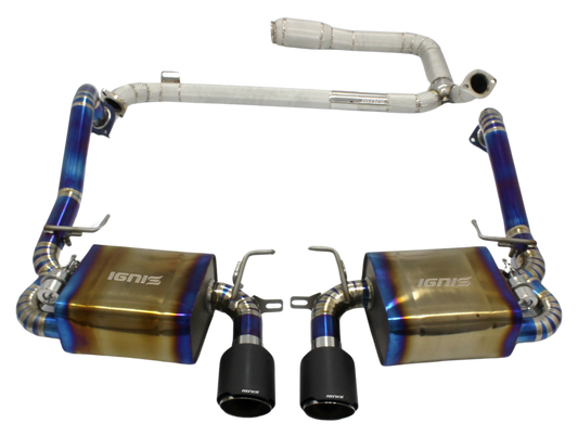 Porsche 718 (982) Boxster/Cayman 2.0T/2.5T Valved Titanium Cat-Back Exhaust (2016+)