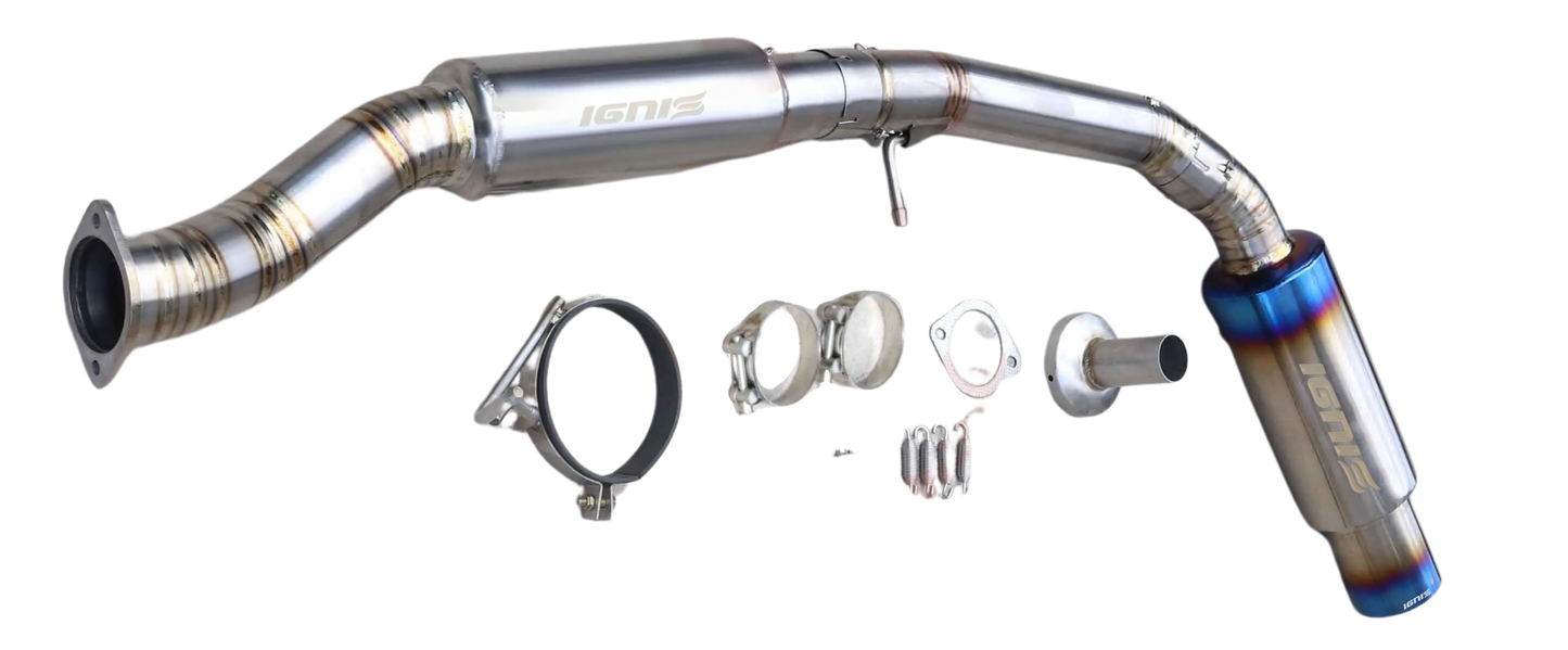 Nissan Z33 350Z Titanium Race Single Exit Cat-Back Exhaust (03-09)