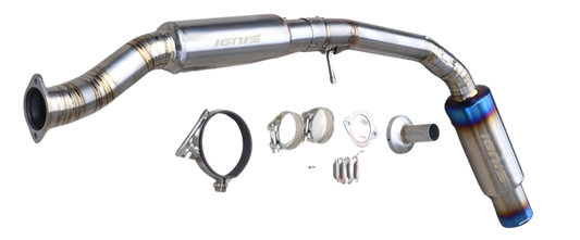 Nissan Z33 350Z Titanium Race Single Exit Cat-Back Exhaust (03-09)