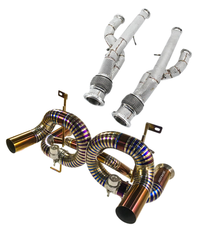 Lamborghini Aventador SVJ / Ultimae Valved Titanium F1 Race Exhaust System (18-21)