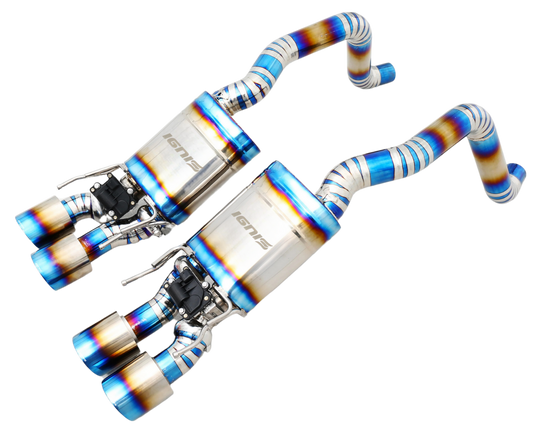 Chevrolet C6 Corvette Valved Titanium Axle-Back Exhaust (05-13)