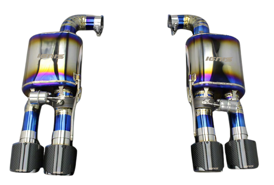 Ford S550/S650 Mustang GT Valved Titanium Axle-Back Exhaust (2015+)