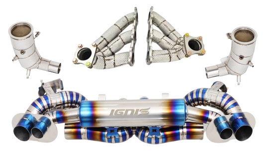 Porsche 911 (992) Turbo / Turbo S Valved Titanium Exhaust System (2020+)