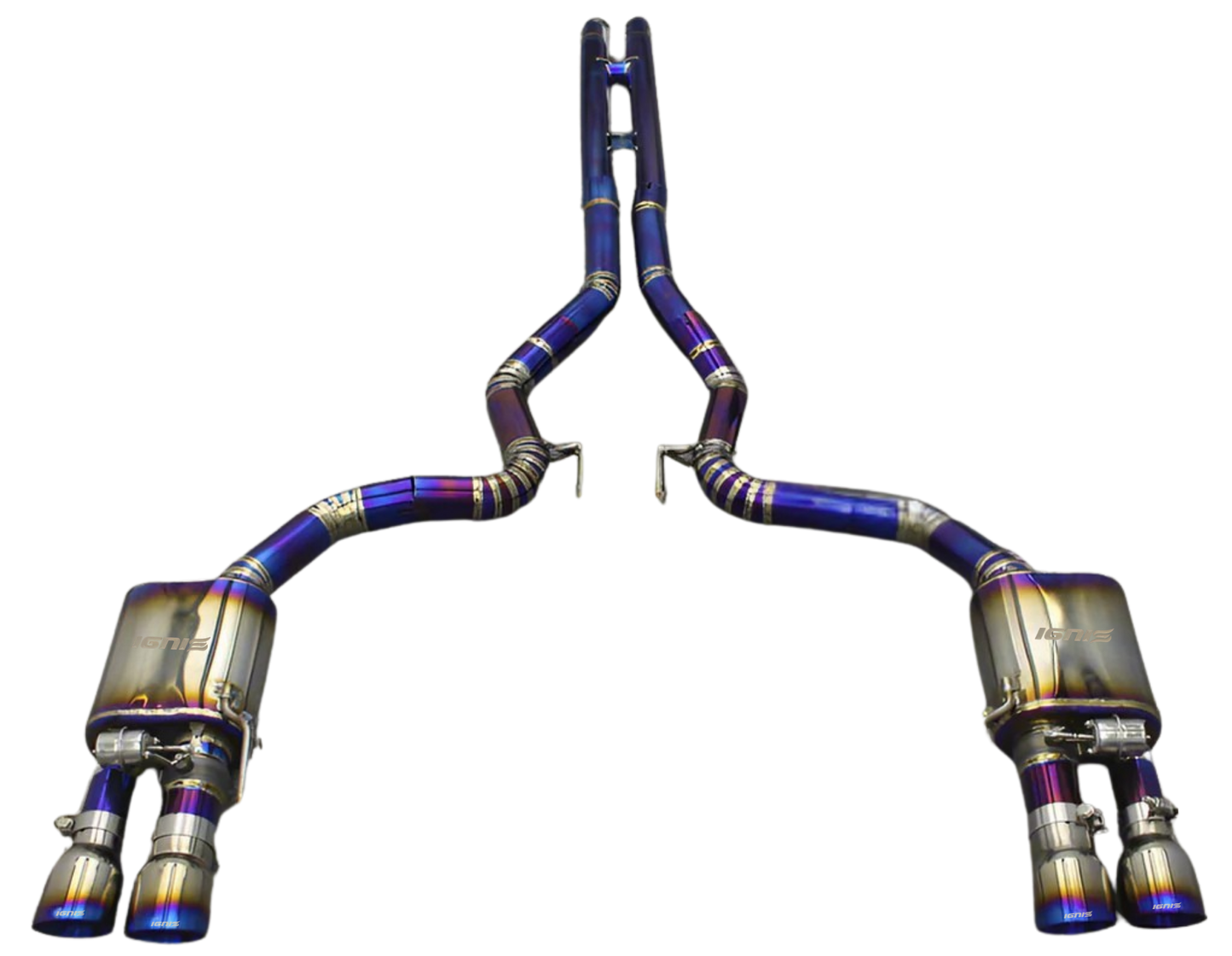 Ford S550/S650 Mustang GT Valved Titanium Cat-Back Exhaust (2015+)