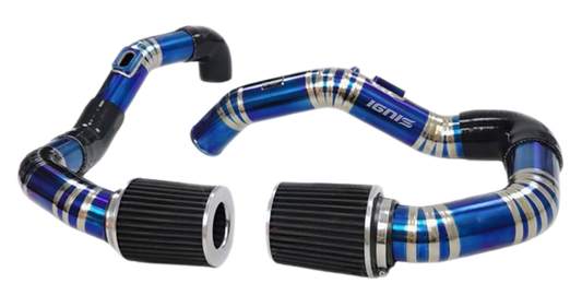 BMW F87 M2C, F80 M3, F82/F83 M4 Titanium Front Mount Intake Kit (S55, 15-20)