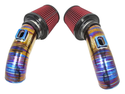 BMW F10 M5, F06/F12/F13 M6 Titanium Top Mount Intake Kit (S63TU, 12-19)