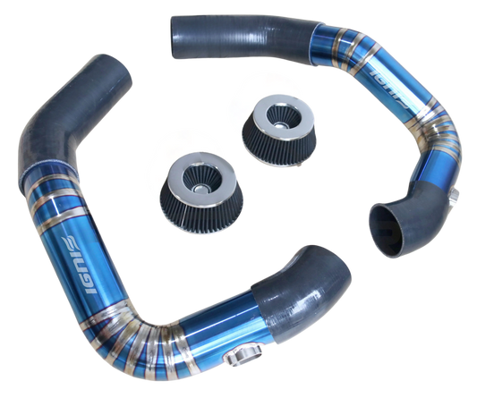 BMW F10 M5, F06/F12/F13 M6 Titanium Front Mount Intake Kit (S63TU, 12-19)