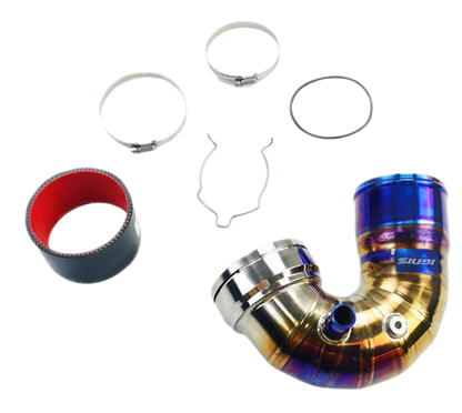 BMW F87 M2C, F80 M3, F82/F83 M4 Titanium Charge Pipe Kit (S55, 15-21)