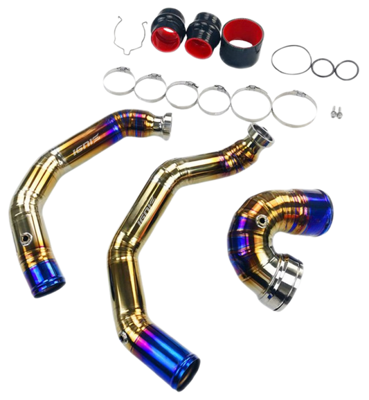 BMW F87 M2C, F80 M3, F82/F83 M4 Titanium Charge Pipe Kit (S55, 15-20)