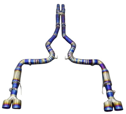 Ford S550/S650 Mustang GT Titanium Race Cat-Back Exhaust (2015+)