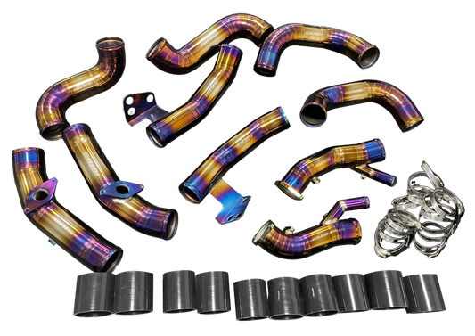 Nissan R35 GT-R Titanium Full Intercooler Pipe Kit (09-24)