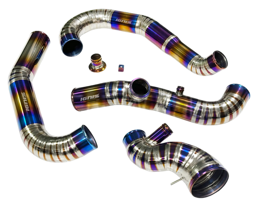Mitsubishi Lancer Evo 7/8/9 Titanium Full Intercooler Pipe Kit (01-07)