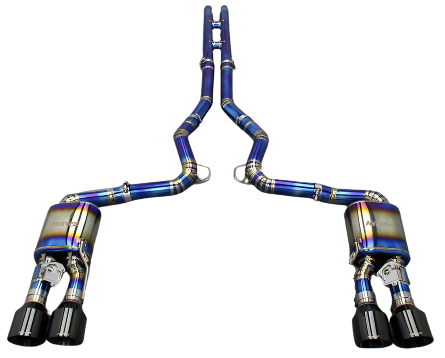 Ford S650 Mustang Dark Horse Valved Titanium Cat-Back Exhaust (2024+)