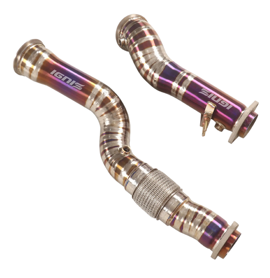 BMW G87 M2, G80/G81 M3, G82/G83 M4 Titanium Race Downpipes (S58, 2021+)