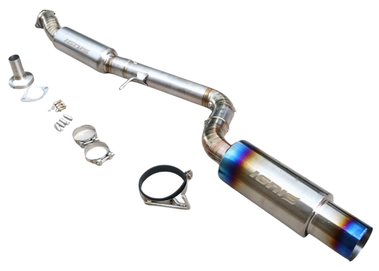 Nissan Z34 370Z Titanium Race Single Exit Cat-Back Exhaust (09-20)