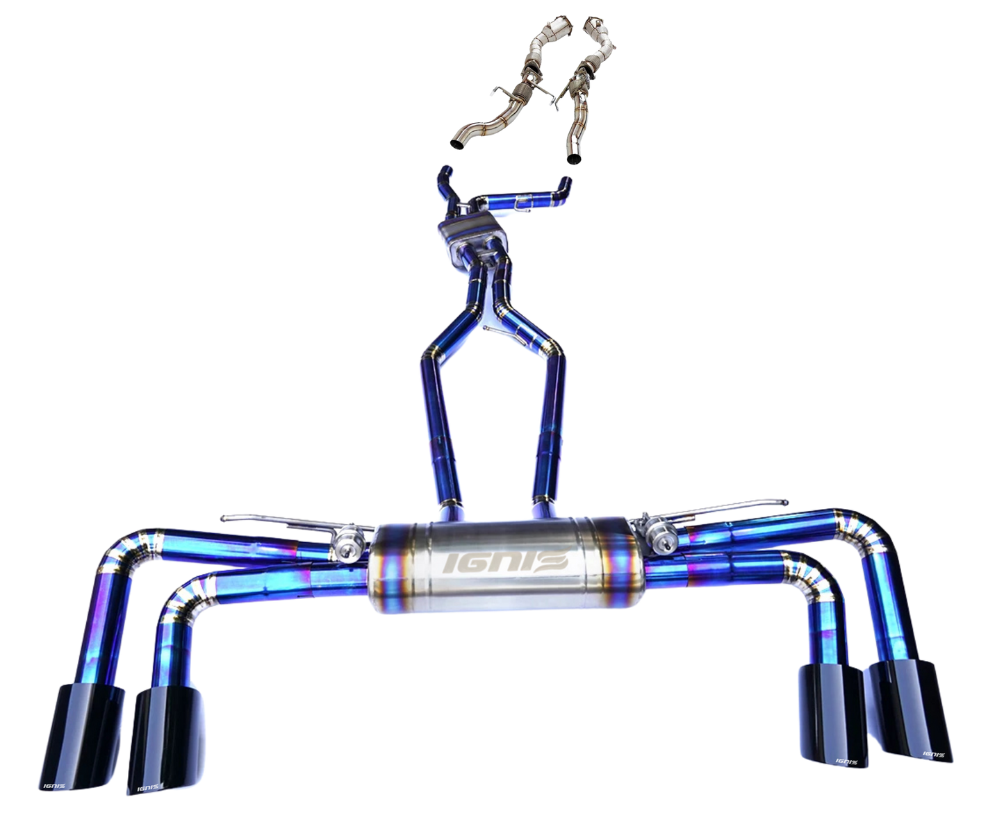Porsche 958.2 Cayenne S / GTS Valved Titanium Cat-Back Exhaust (15-18)