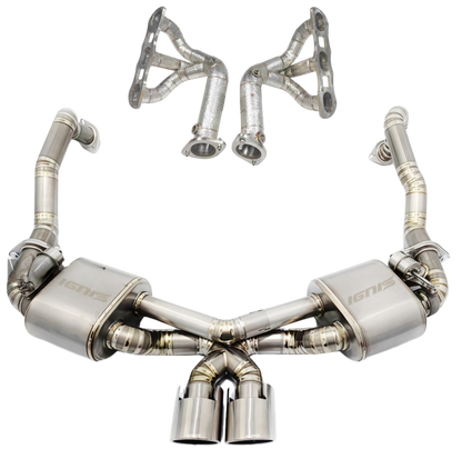 Porsche 981 Boxster / Cayman / GT4 / Spyder Valved Titanium Exhaust System (12-16)