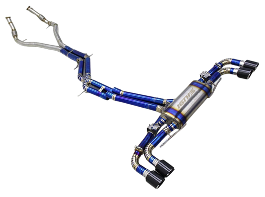 Porsche 9Y0 Cayenne Turbo / GTS / Turbo S E-Hybrid Valved Titanium Cat-Back Exhaust (2019+)