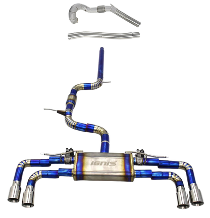 Seat/Cupra Leon Valved Titanium Cat-Back Exhaust (2013+)
