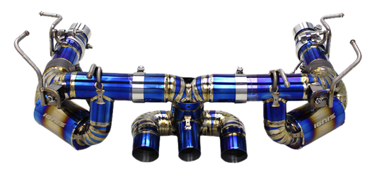 Ferrari 458 Italia / Spyder Valved Titanium F1 Race Exhaust System (10-15)
