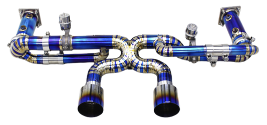 Porsche 911 (991.2) Carrera /S/4/4S/GTS/Targa/Cabriolet Valved Titanium F1 Race Exhaust System (17-19)