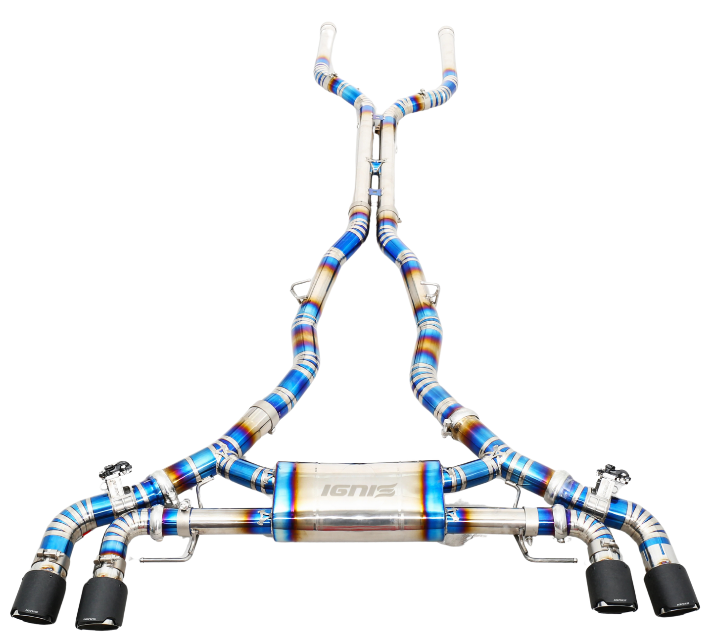 BMW F95 X5M / F96 X6M Valved Titanium Cat-Back Exhaust (S63, 20-23)