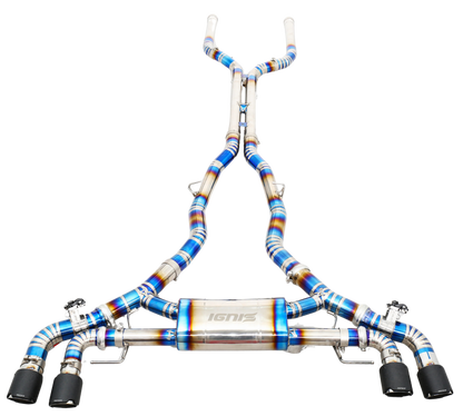 BMW F95 X5M / F96 X6M Valved Titanium Cat-Back Exhaust (S63, 20-23)