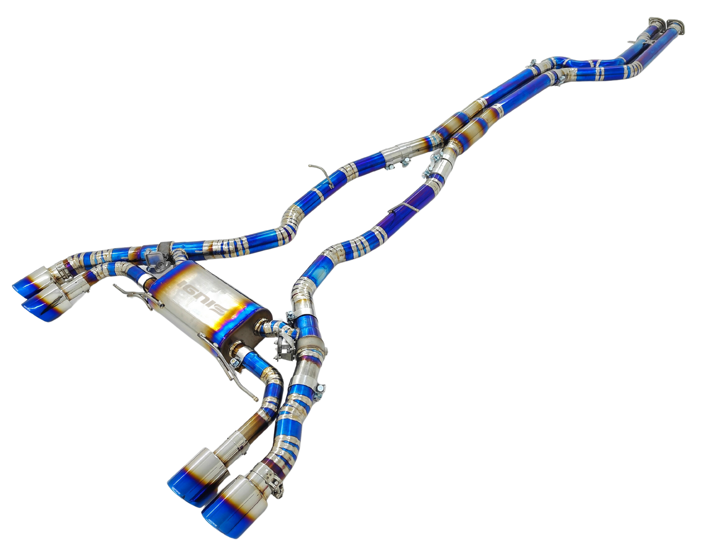 BMW F97 X3M / F98 X4M Valved Titanium Equal Length Cat-Back Exhaust (S58, 2019+)