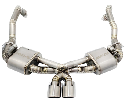 Porsche 981 Boxster / Cayman / GT4 / Spyder Valved Titanium Exhaust System (12-16)