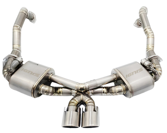 Porsche 981 Boxster / Cayman / GT4 / Spyder Valved Titanium Exhaust System (12-16)