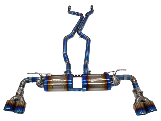 Porsche 958 Cayenne Turbo / Turbo S Valved Titanium Cat-Back Exhaust (11-18)
