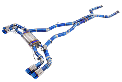 BMW F95 X5M / F96 X6M LCI Valved Titanium Cat-Back Exhaust (S68, 2024+)