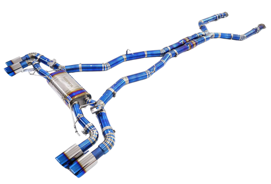 BMW F95 X5M / F96 X6M LCI Valved Titanium Cat-Back Exhaust (S68, 2024+)